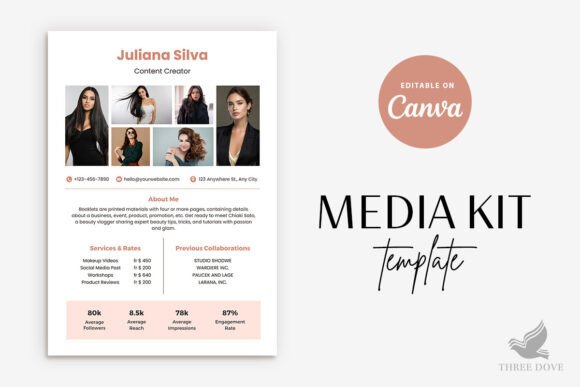 Download Editable Media Kit Template - Premium Resources