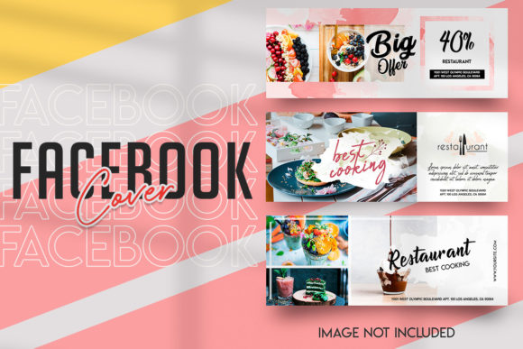 Download Food Banner Facebook Template Set - Facebook template Collection