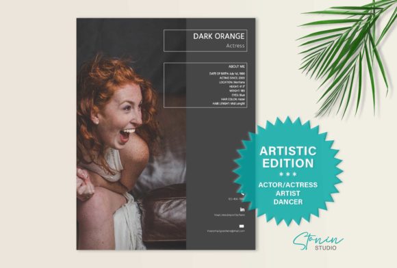 Download Artistic Resume Template for Creatives - Creatives Collection